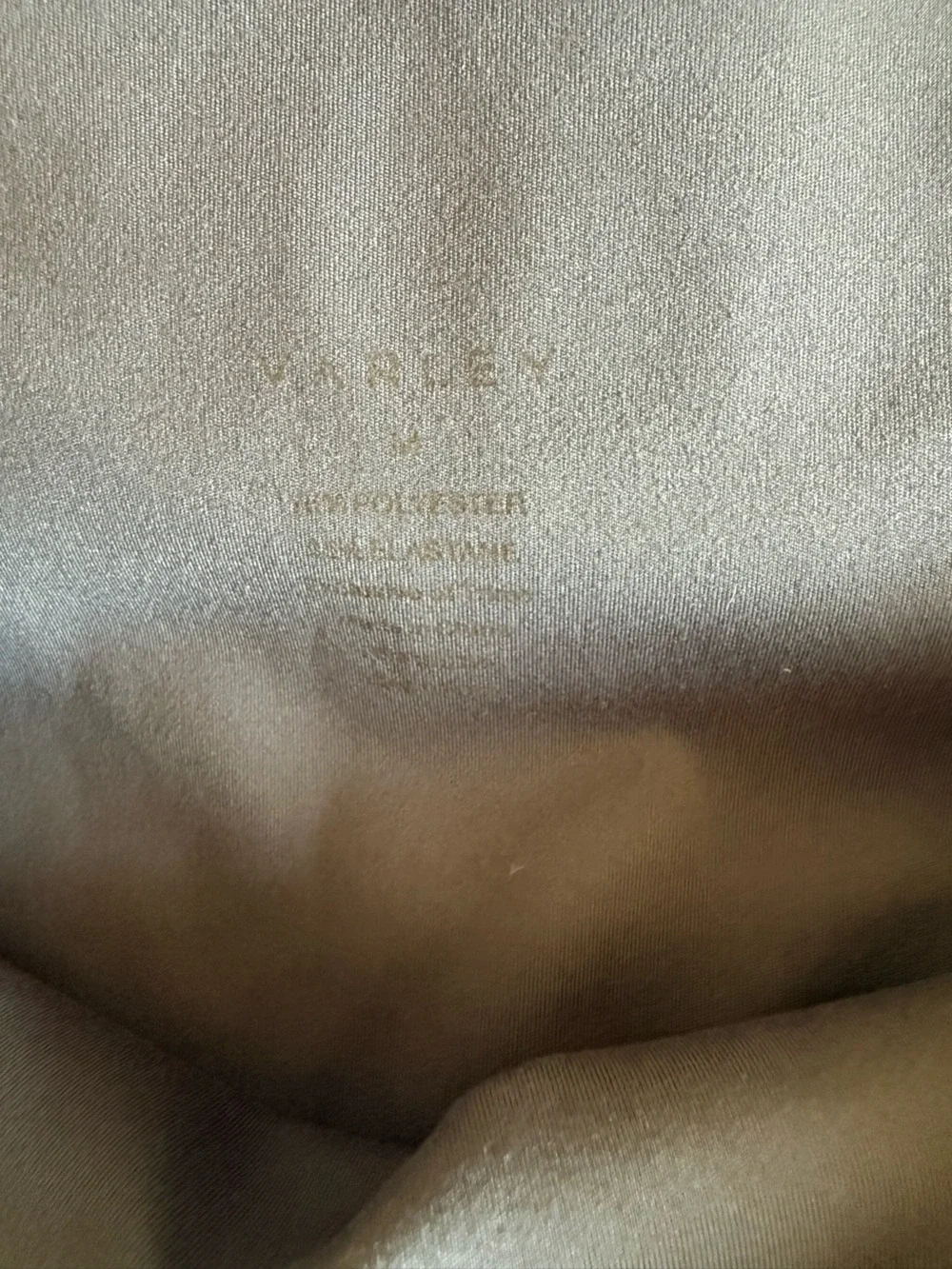Varley High Rise 7/8 Leggings Taupe Brown Size Medium